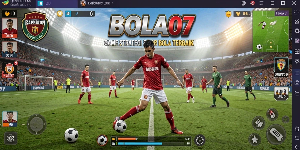 Tampilan gameplay BOLA07 yang seru dan menegangkan.