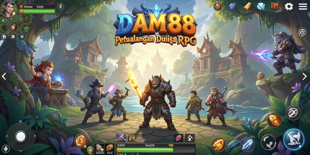 Gameplay <strong>DAM88</strong> yang seru dan penuh strategi dalam dunia fantasi.