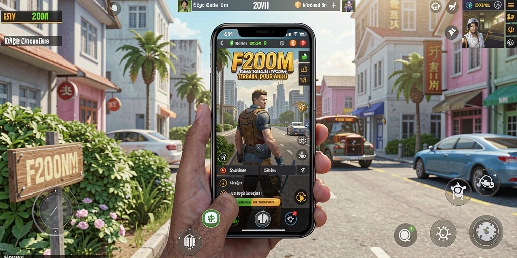 Gameplay F200M yang menarik dan penuh tantangan.