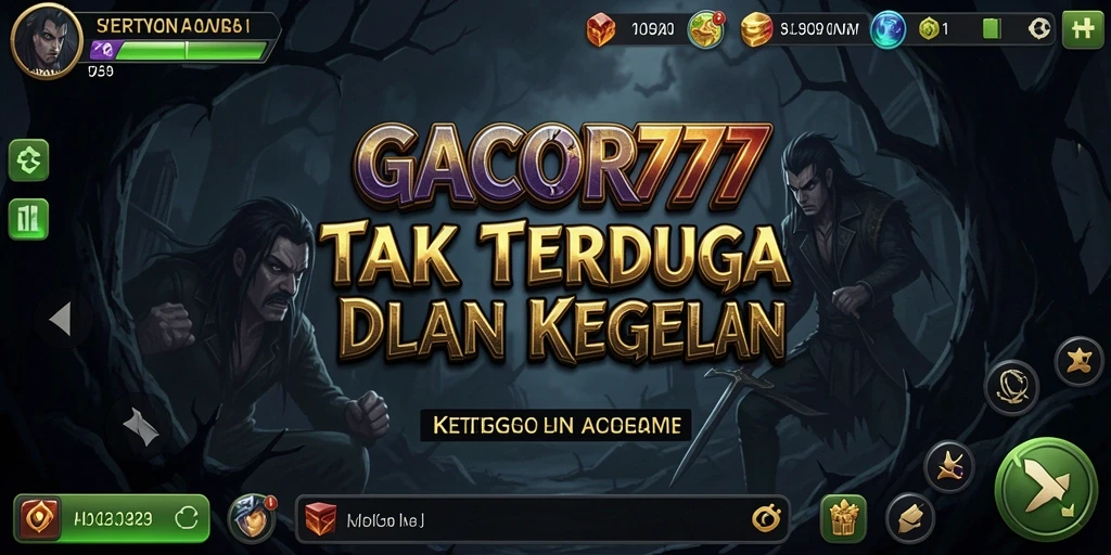Tampilan gameplay GACOR777 yang penuh ketegangan dan momen menakutkan.