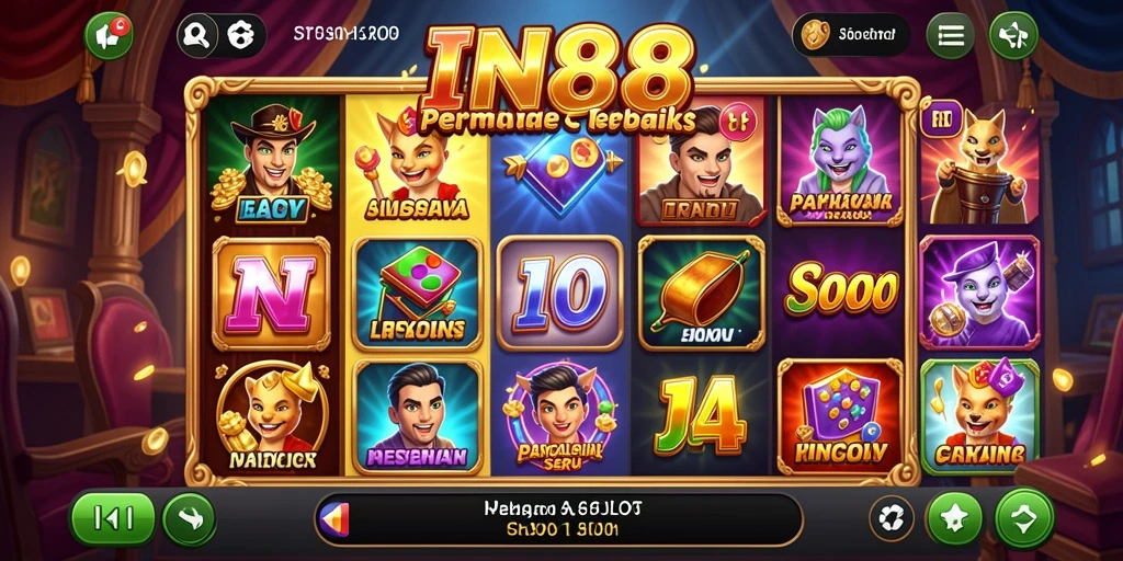 Screenshot IN88 menampilkan gameplay menarik dengan grafik slot yang menarik.