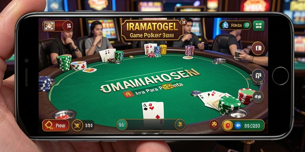 Tampilan gameplay mendebarkan dari IRAMATOGEL, penuh strategi dan keseruan.