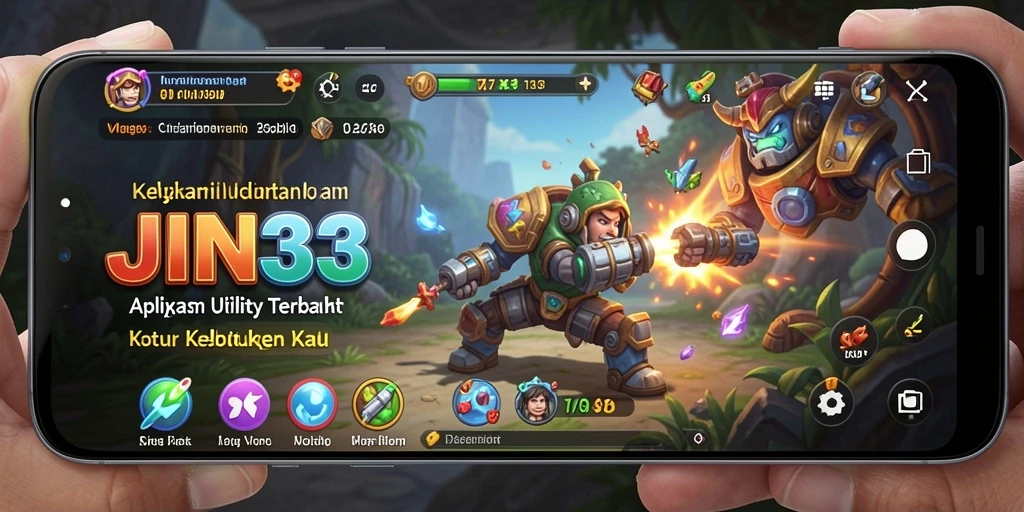 Tampilan intuitif dari JIN33 yang memudahkan navigasi pengguna.