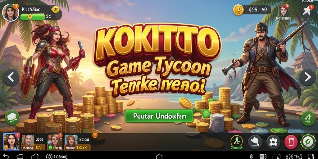 Tampilan gameplay KOKITOTO yang seru dan menantang.