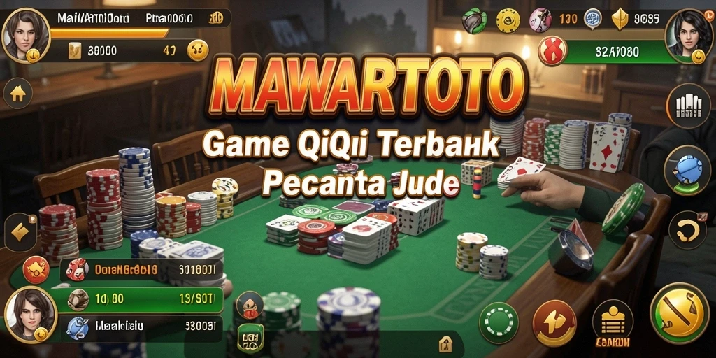 Screenshot utama MAWARTOTO menampilkan gameplay seru QiuQiu.