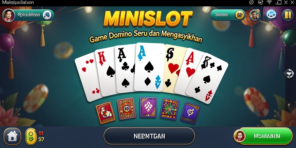 Gameplay seru domino di MINISLOT yang mengasyikkan.
