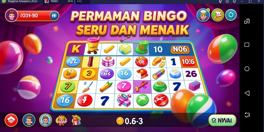 Gameplay seru N06 dengan desain kartu Bingo yang menarik.