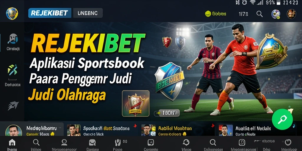 Tampilan menarik dari gameplay sportsbook di REJEKIBET.